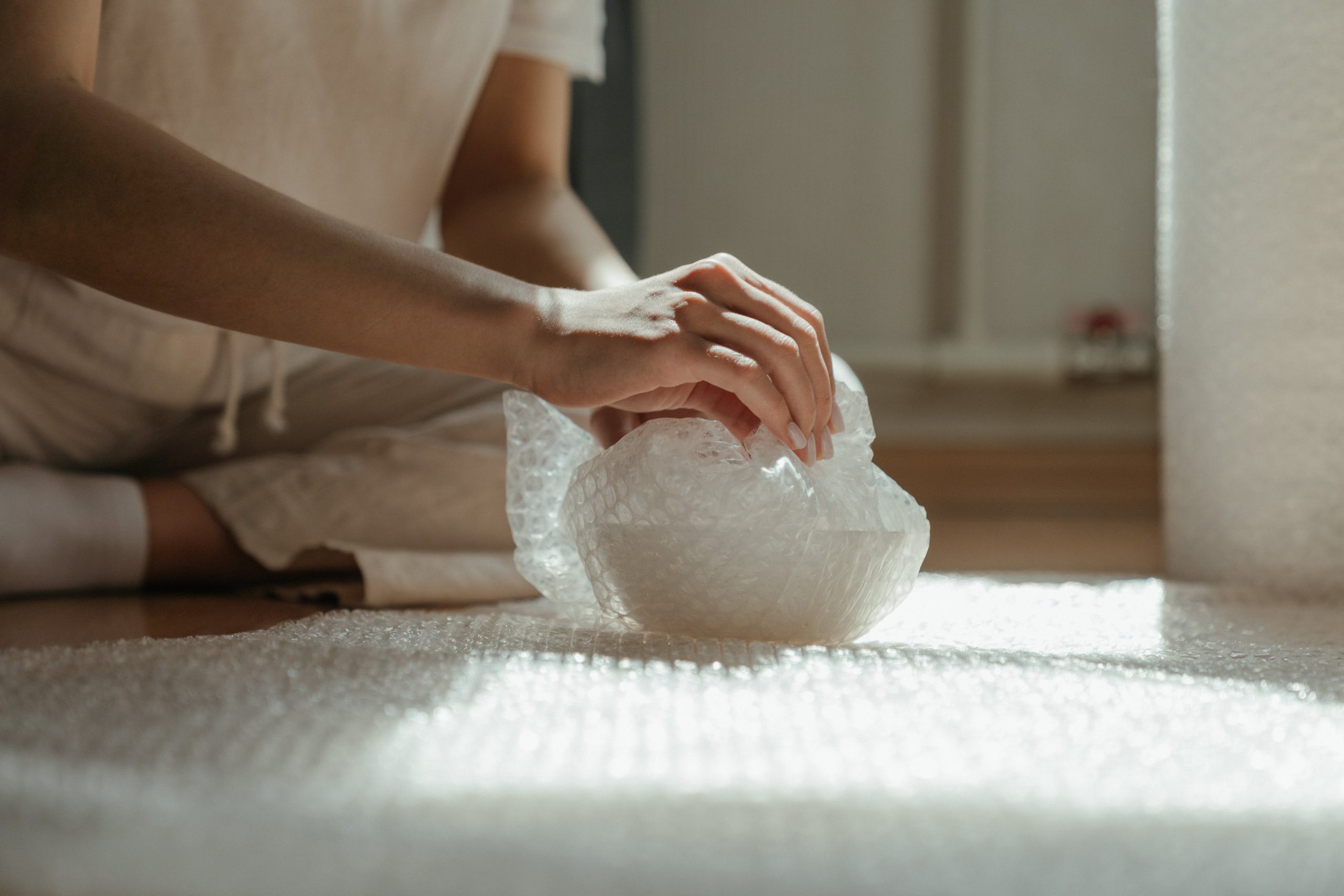 bubble wrap opened by someone